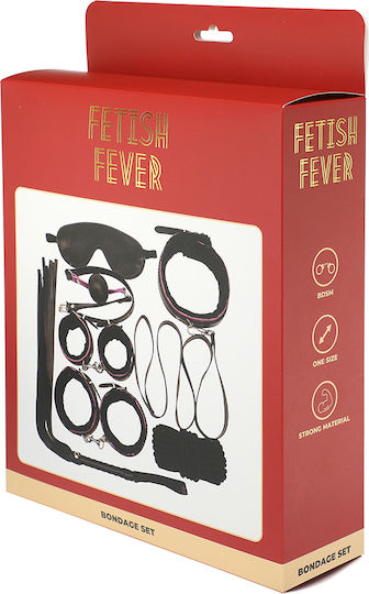 Fever BDSM Kit in Black Color 7pcs