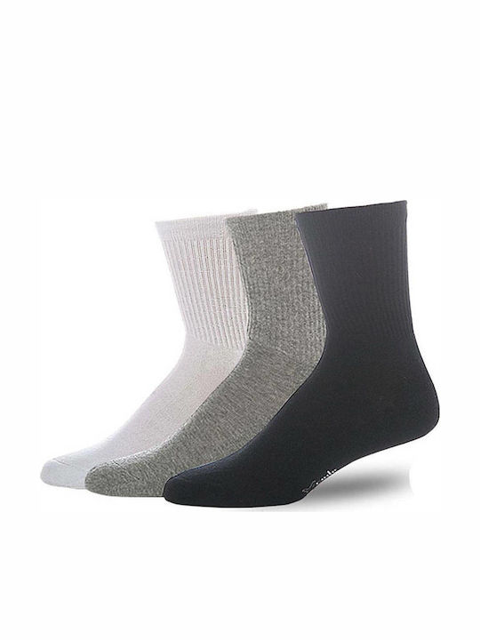 Xcode Κάλτσες για Τέννις White & Grey & Black 3...