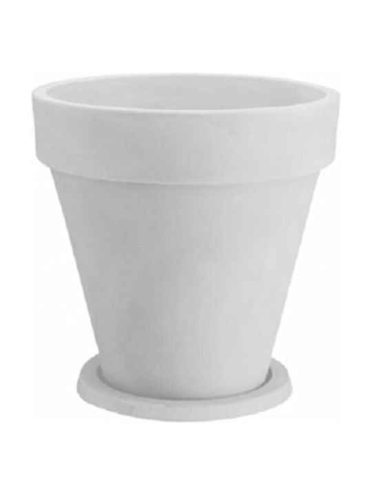 Flower Pot 50x48.5cm White 007.TLB5001