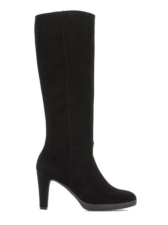 Cizme dama cu elastic Negre