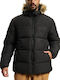 Fubu Herren Winter Jacke Puffer Schwarz