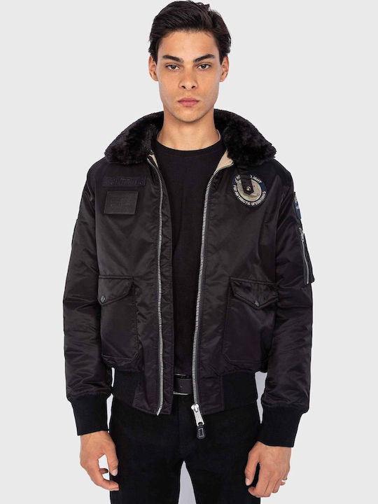 Schott N.y.c Winter Jacket Bomber Black