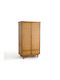 Двойна врата Гардероб Orient Solid pine wood 59x109x188см