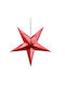 Keroplast Decoratiune de Craciun Pendant Stea Red 1buc