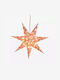 Madam Stoltz Paper Christmas Decorative Pendant Star Multicolour