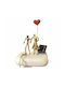 Alexandros Dekorative Herz aus Metallisch D1018 10x7,5cm