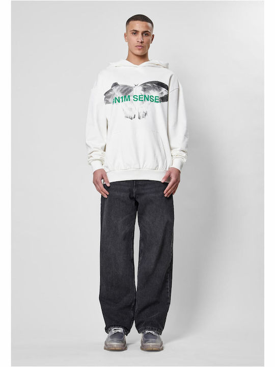 Φούτερ με Κουκούλα Offwhite