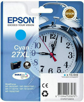 Epson 27XL Inkjet Printer Cartridge Cyan (C13T27124012)