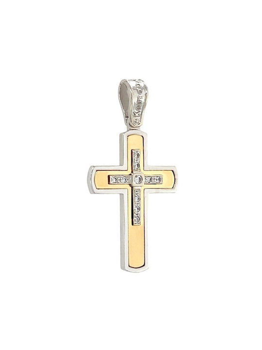 Xryseio Women's Gold Cross 14K