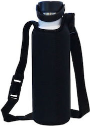 Runbott Ισοθερμική Θήκη για Μπουκάλι σε Μαύρο χρώμα