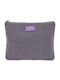 Verde Toiletry Bag in Purple color