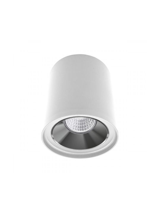 Spot Light Plastic Recessed Spot with Socket GU10 White 9x9cm. 1pcs