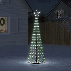 vidaXL Christmas Decorative Illuminated Tree Yes Electric White