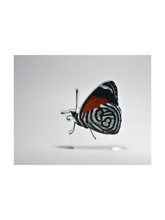 Decorative Butterfly made of Plastic 6.5x12cm 1pcs