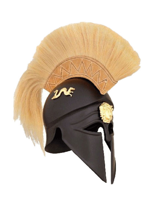 Dekorative Helm aus Kunststoff Griechischer Helm 22x47cm 1Stück