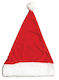 Christmas Caps Red with Pattern Santa Claus 25x36cm. 4pcs