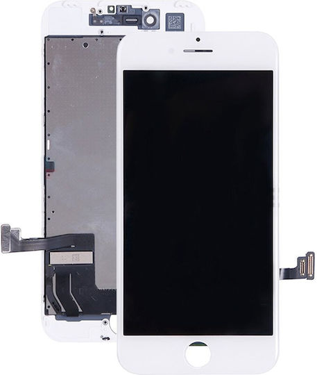 Οθόνη mit Touch-Mechanismus für iPhone 7 (Weiß)