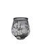 La Belle Maison Candle Holder Glass in Green Color 12.5x14x14cm 1pcs