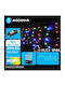 300 Lights LED 15m. x 40cm White type Curtain 1pcs