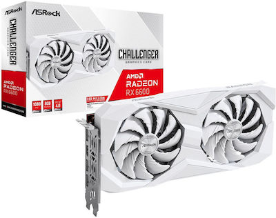 ASRock Radeon RX 6600 8GB GDDR6 Challenger White Graphics Card