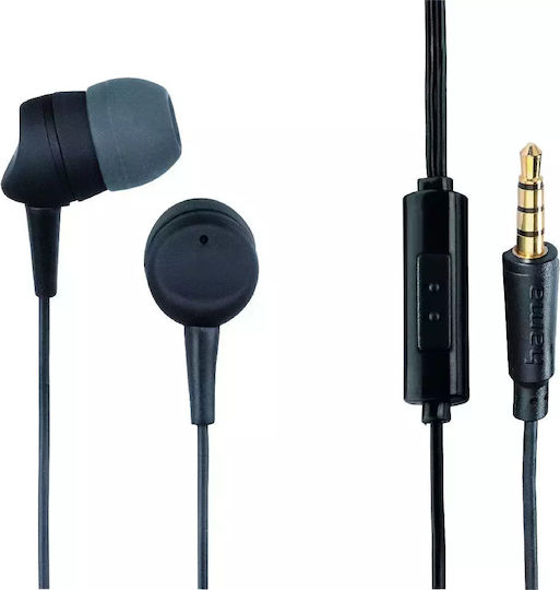 HAMA Kooky În ureche Handsfree cu Mufă 3.5mm Black