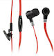 Blue Star Bass In-ear Handsfree με Βύσμα 3.5mm Μαύρο