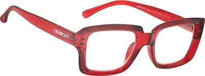 Oramont Women's Reading Glasses +1.75 in Red color EA9082RED.175