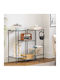 Βιβλιοθήκη Μαύρο 30x30x73εκ.