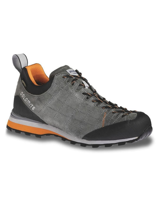 Dolomite Diagonal Ανδρικά Ορειβατικά Παπούτσια Αδιάβροχα με Μεμβράνη Gore-Tex Γκρι