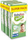 Babylino Tape Diapers Cotton Soft Sensitive No. 4+ for 10-15 kgkg 138pcs