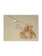 Artificial Decorative Branch Gold 80cm 1pcs