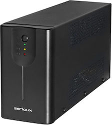Serioux UPS Line-Interactive 1200VA 720W with 4 Schuko Power Plugs