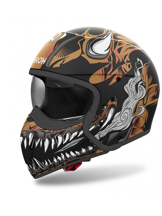 Airoh J 110 Paesly Oni Mat Motorcycle Helmet Modular ECE 22.06