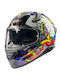 Pilot Snake SV Lucky Gloss Motorcycle Helmet Full Face ECE 22.06 1550gr with Sunvisor