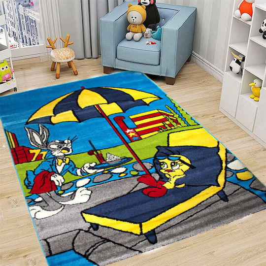 SpitiBazaar Tweety Παιδικό Χαλί Πολύχρωμο 160x200cm
