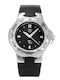 TAG Heuer Ανδρικό Ρολόι Μπαταρίας με Μαύρο Καουτσούκ Λουράκι