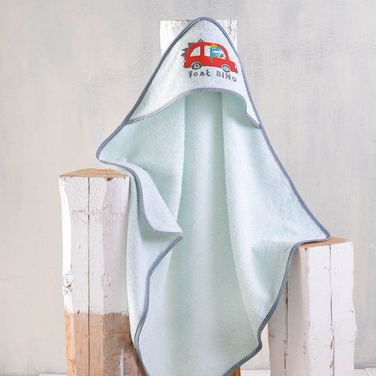 Rythmos Baby Bath Towel Hooded 75x75cm Rythmos Baby Bath Towel Hooded 75x75cm