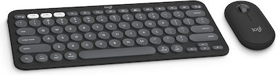 Logitech Pebble 2 for MAC Fără fir Set tastatură și mouse Engleză US