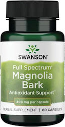 Swanson Scoarță de Magnolia 400mg 60 capsule