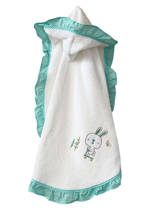 Bunny Bebe Baby Hooded Towel with Hood Bunny Bu...