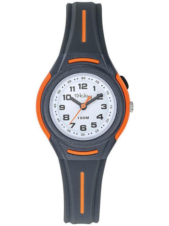 Tekday Παιδικό Αναλογικό Ρολόι 30mm Γκρι