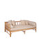 Four-Seater Sofa Outdoor Rattan with Pillows 200x100x75cm