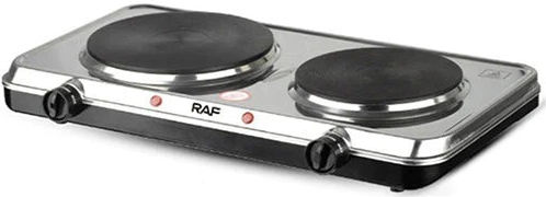 Raf Enamel Countertop Double Burner Blue