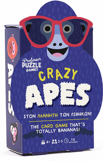 Board Game Crazy Apes - Στον Πλανήτη των Πιθήκων for 2-5 Players 4+ Years Old Professor Puzzle