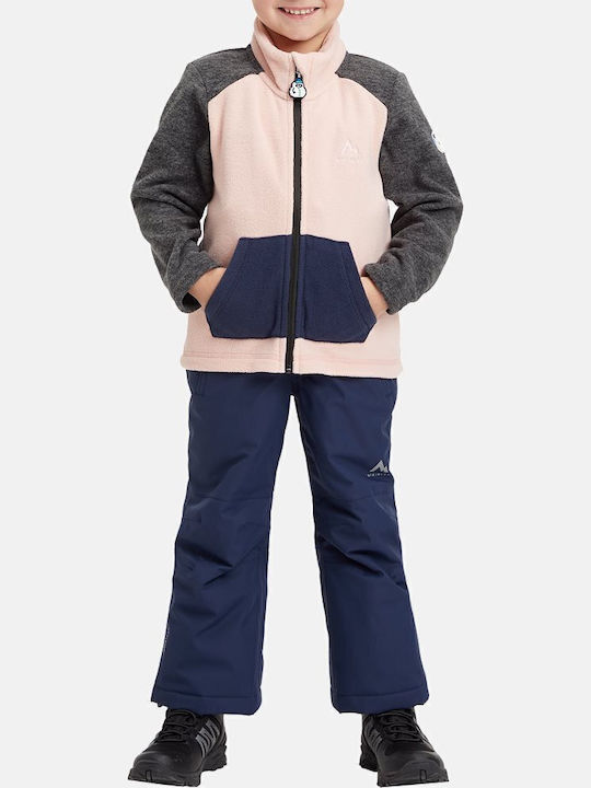 Kinderstrickjacke Fleece Rosa Colin