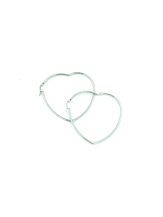 Stainless Earrings Hoops made of Steel