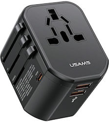 Usams Us Αντάπτορας Πρίζας σε Universal