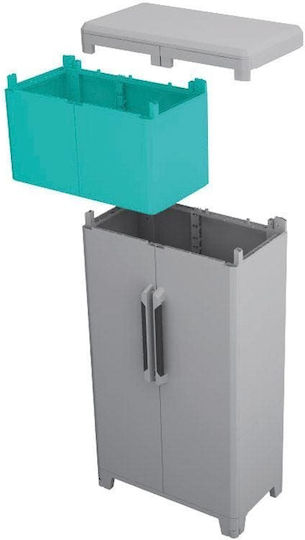 Double Door Plastic 43.6x41.8x78cm Double Door Plastic 43.6x41.8x78cm