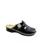 Vesna Leather Anatomic Clogs Black