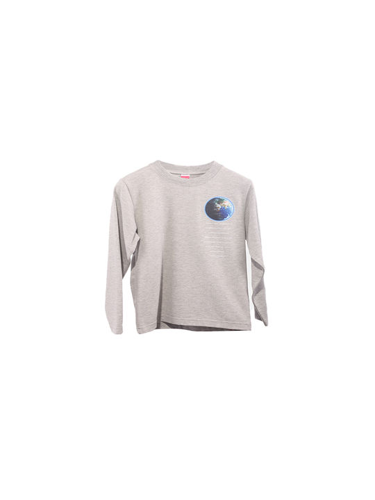 Joyce Kids Blouse Long Sleeve Gray